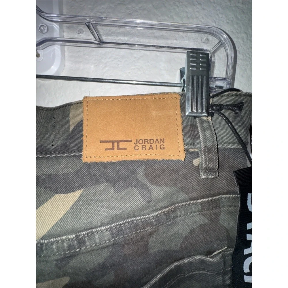 JORDAN CRAIG Mens Army Camo Jeans 30X39 Martin Stacked Ultimate Punk Skinny NWT